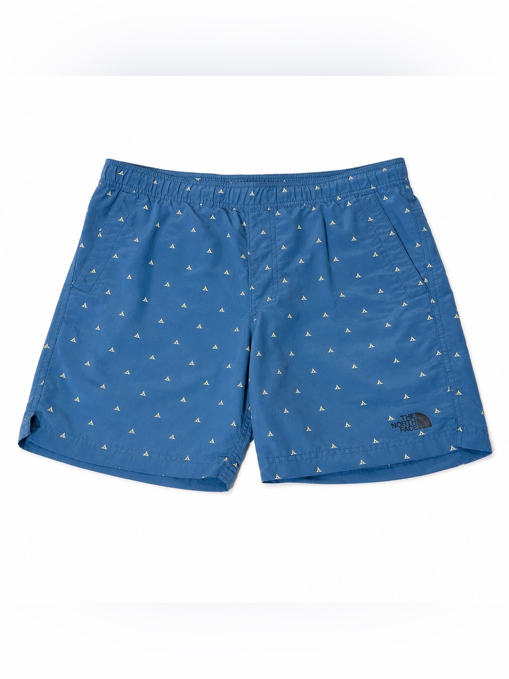 The North Face Men’s Tent Print Shorts Size Small Blue Outdoor Camping Adventure
